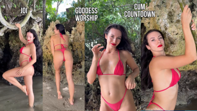 Bikini Goddess Worship, JOI, Cum Countdown