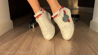 Foot Play In Shoes, Socks, Barefoot