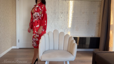 Jerk Off Encouragement Naked In High Heels