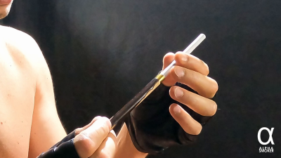 Smoking Muratti Red 100S With Long Cigarette Holder 200724