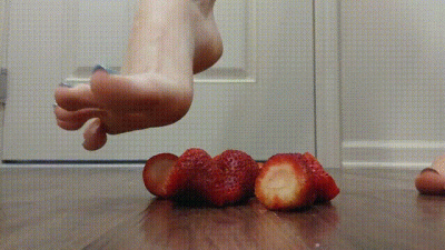 Stepping On Strawberries And Mushing Them To A Pulp