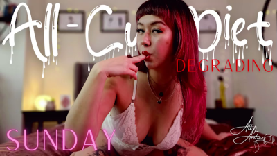 All-Cum Diet: Sunday (Degrading)