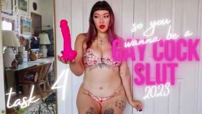 So, You Wanna Be A Gay Cock Slut 2023: Task 4