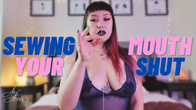 Sewing Your Mouth Shut