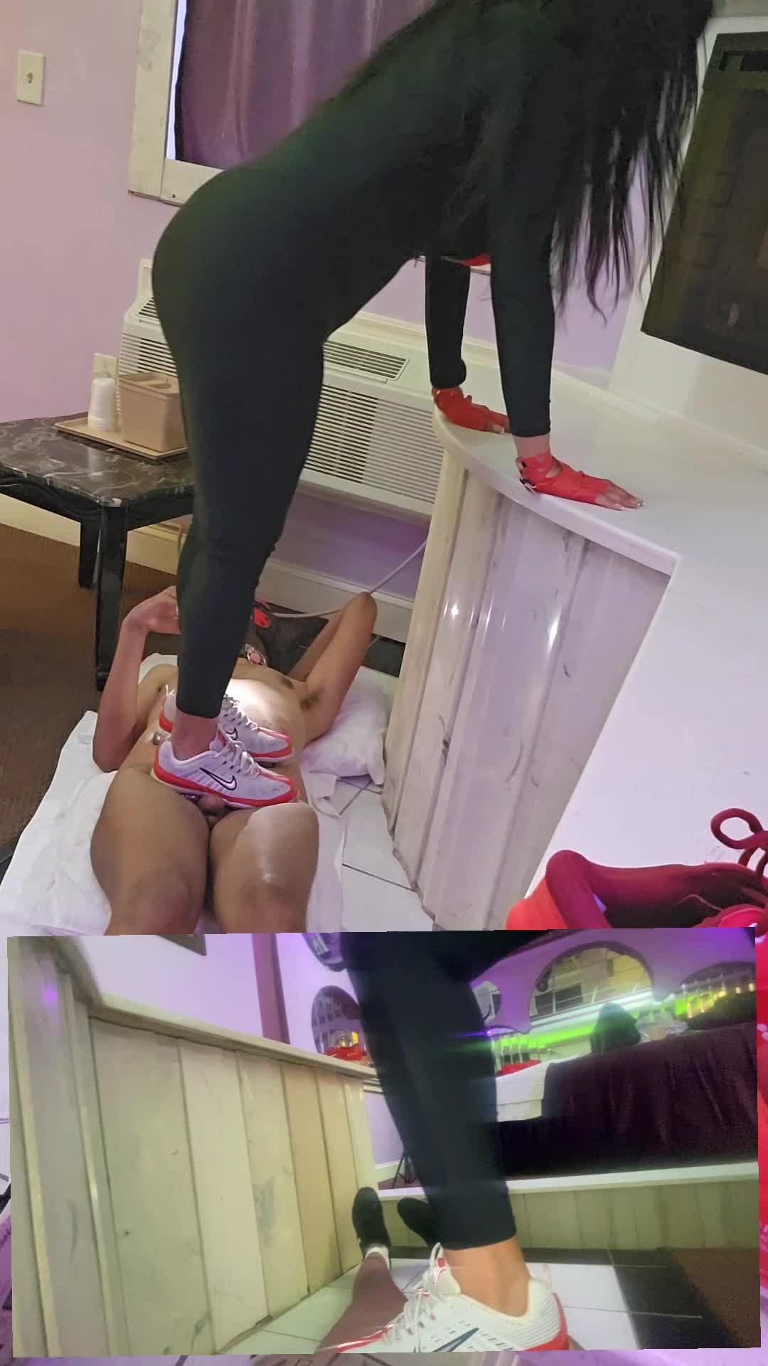 Trampling With Nike Airmax Sneakers