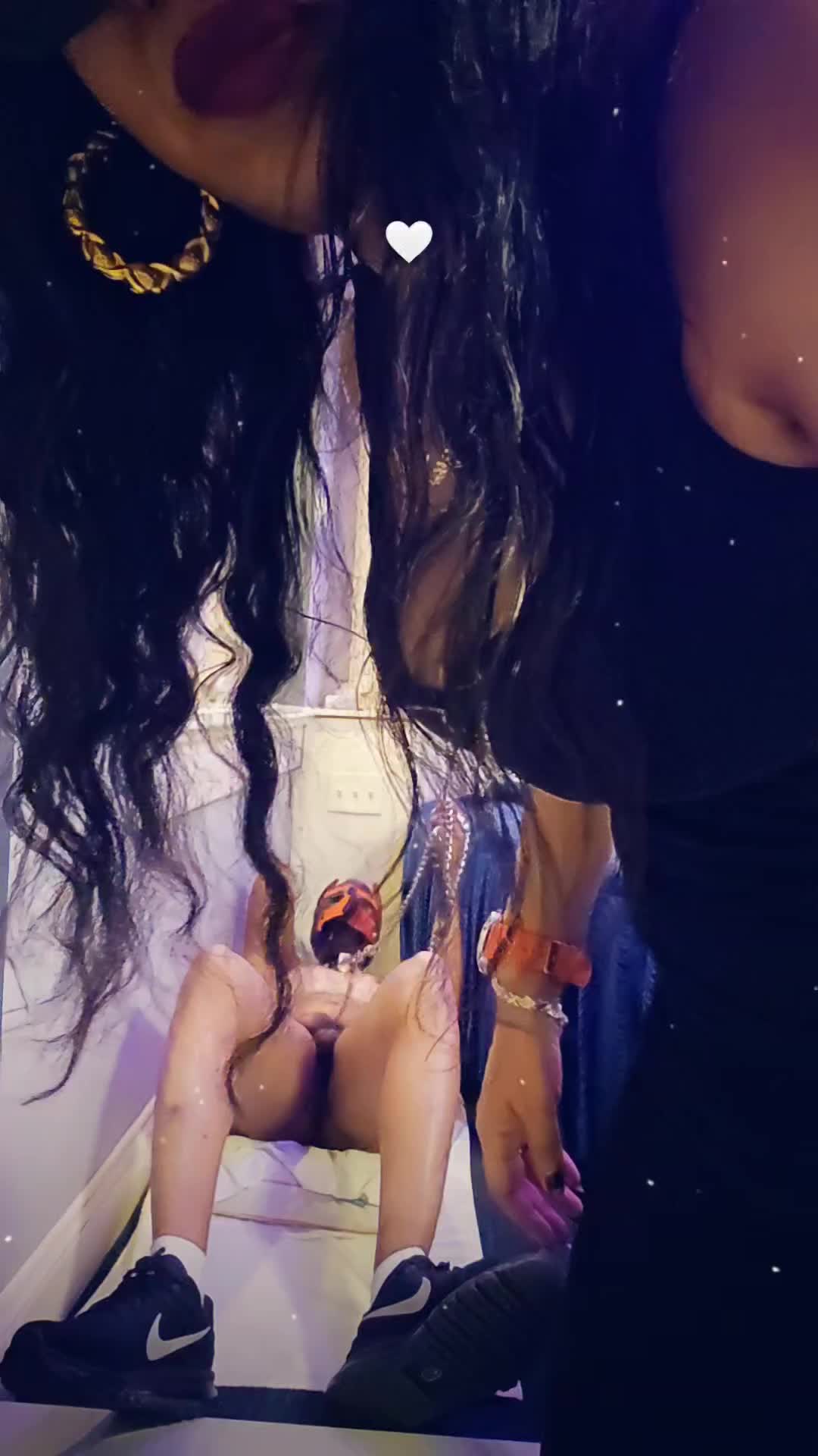 Spiked Ankle Boots Trampling- Part 2 (Full Distance View)