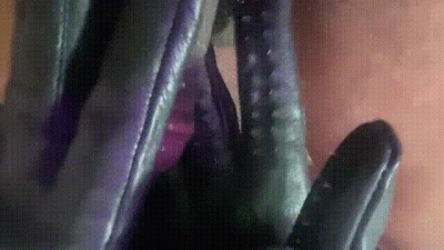 Cbt With My Sharp Spiked Leather Gloves