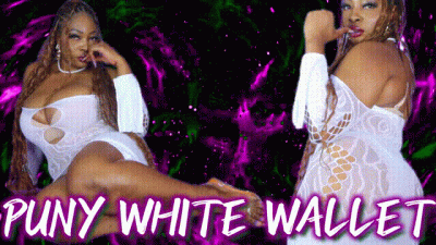 Puny White Wallet