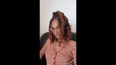Ebony Brat Eating And Ignoring You