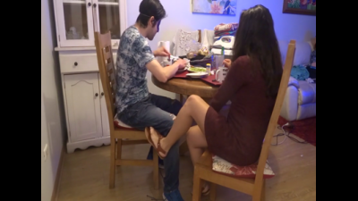 Footsie To Make Him Relax