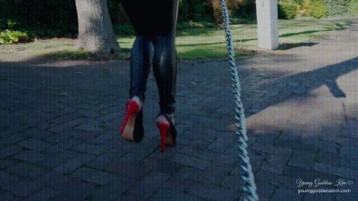 Leashed Leather Humper