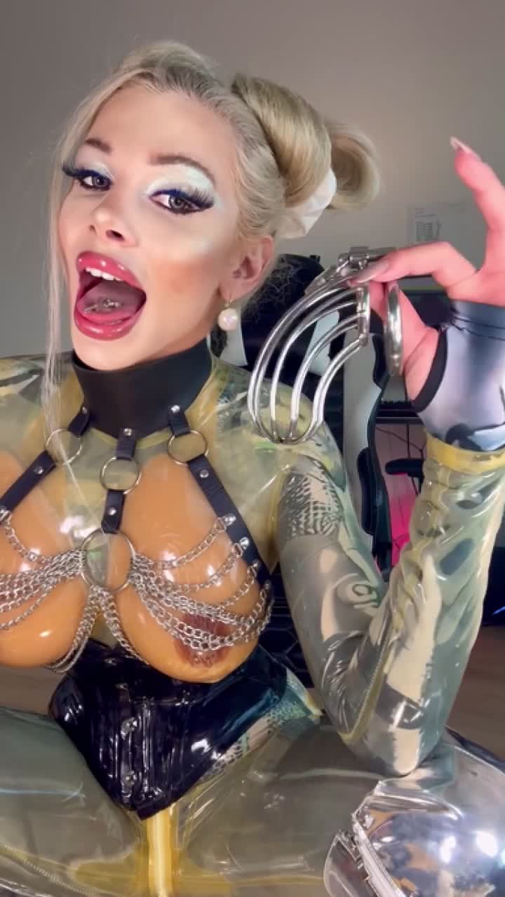 SPH Humiliation Lick Me From A Cyber Kinky Rubber Doll