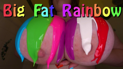 Big Fat Rainbow Tits And Tummy
