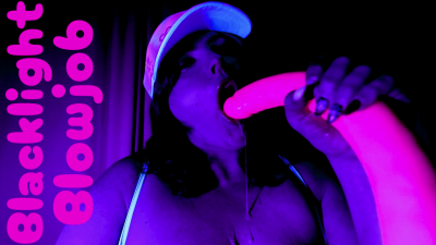 Blacklight Blowjob And Tittyfuck