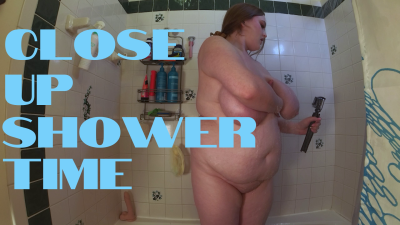 Close Up Soapy Shower With Emma Lilly