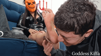 Goddess Kiffa And Mr Pine Trick Or Treats Ep 1 Foot Pervert Sniff Kiffa Flip Flops And Got Caught Foot Worship Dangling Femdom Flip Flops Foot Domination Foot Humiliation Amateur - Toe Sucking Soles Foot Slap Foot Smelling Sweaty