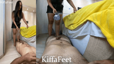 Goddess Kiffa Cbt 15 Giantess POV And 2 Angles- Rubbing And Step On Losers Cock With Her Transparent Sandals On Cock Until He Cums Table Cbt Post Cum Torment Amateur Cock Trample Domination Humiliation Trample