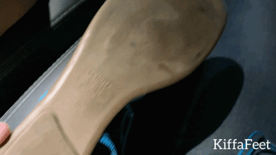 Goddess Kiffa Public Bus Trip Part 2 Stranger Worships Kiffa`S Foot - Foot Worship Amateur Soles Toe Suck Voyeur Sandals Dangling Foot Smelling