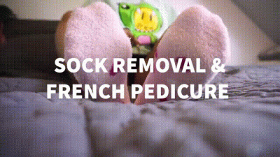 Sock Removal To French Pedi