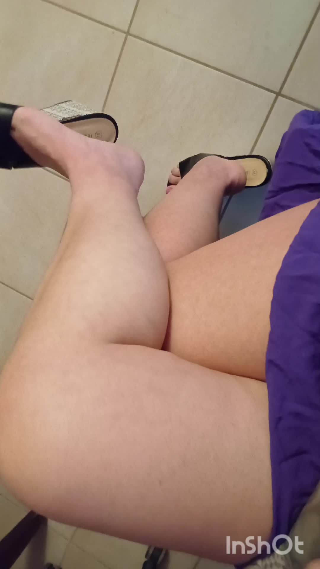 Crossed Legs And Shoeplay