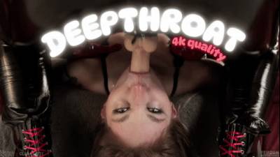 Lesbian Domination Deepthroat Blowjob | Mistress Karino, Clara Latte [4k Mp4] Throatfucking Lezdom