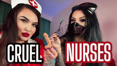 Severe Cbt On Your Tiny Dick By 2 Cruel Nurses | Mistress Karino, Demoness Luna