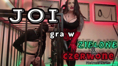 JOI Green And Red Light Game With My Slave Polish Language | Mistress Karino