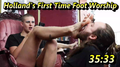 Themdom - Holland's Dominant First Time Foot Worship - iWantClips