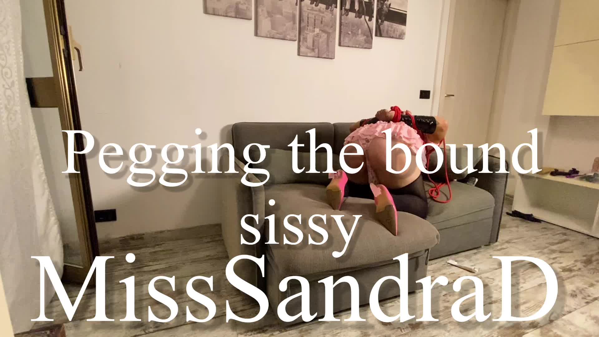 Pegging The Bound Sissy