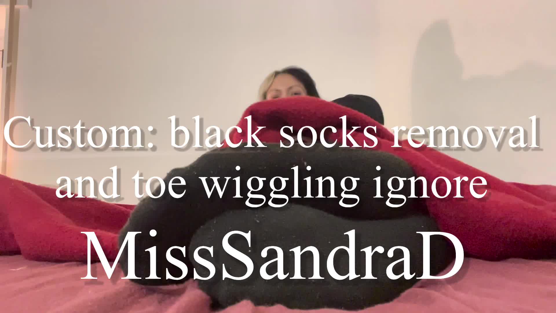 Custom: Black Socks Removal And Toe Wiggling Ignore