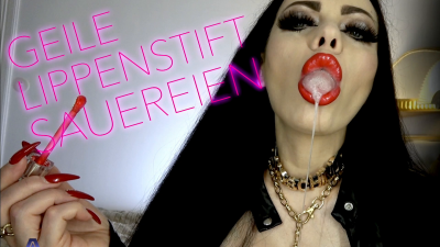 Geile Lippenstift Sauereien