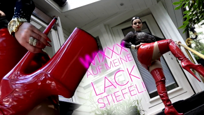 Wixxx Auf Meine Lack-Stifel