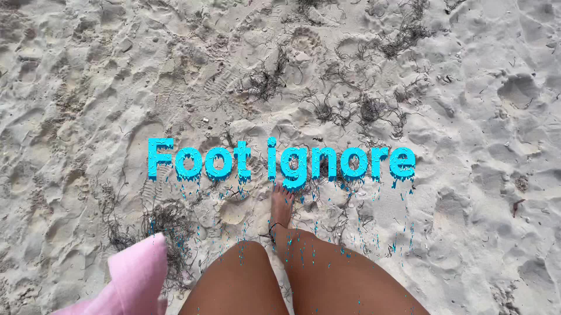 Foot Worship In The Sand!