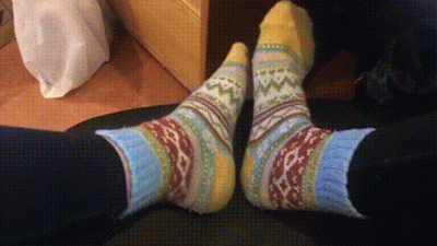 Wriggly Feet In Socks While At Work