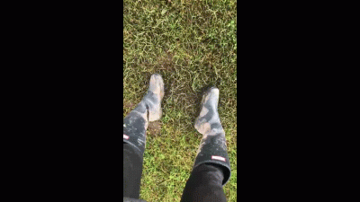 Taunting You In My Hunter Wellies