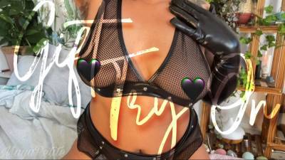 Gift Try On: PVC Stockings, Gloves, Lace Lingerie