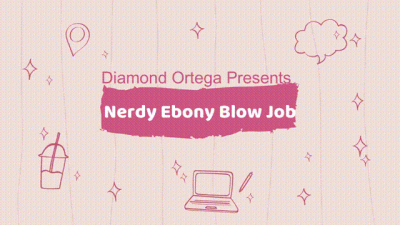 Nerdy Ebony Blow Job
