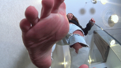 Valentina Under My Big Feet Giantess