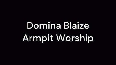 Armpit Worship Domina Blaize Video