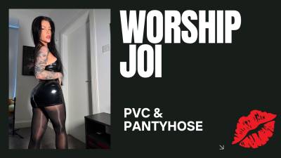 PVC Dress & Ass Worship