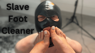 Slave Worships And Cleans Feet
