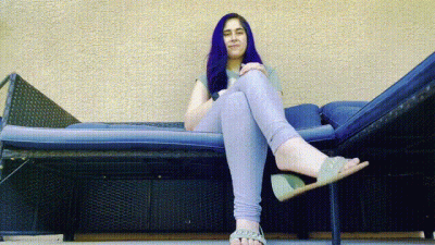 Shoe Dangling And Orgasm Control