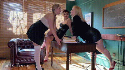 Lesbian Orgasm Control | Lady Perse, Mika Kedi, Cinder Lady