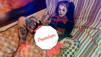 Naughty Clown Girl Gets Messy Facial