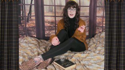 Smoking 70S Step-Mum Helps You Jack Off