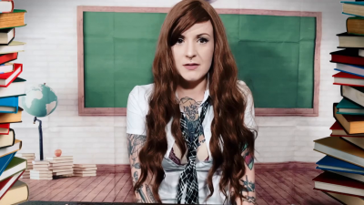 Tiny Schoolgirl Vs. Teacher's Supersized Cock