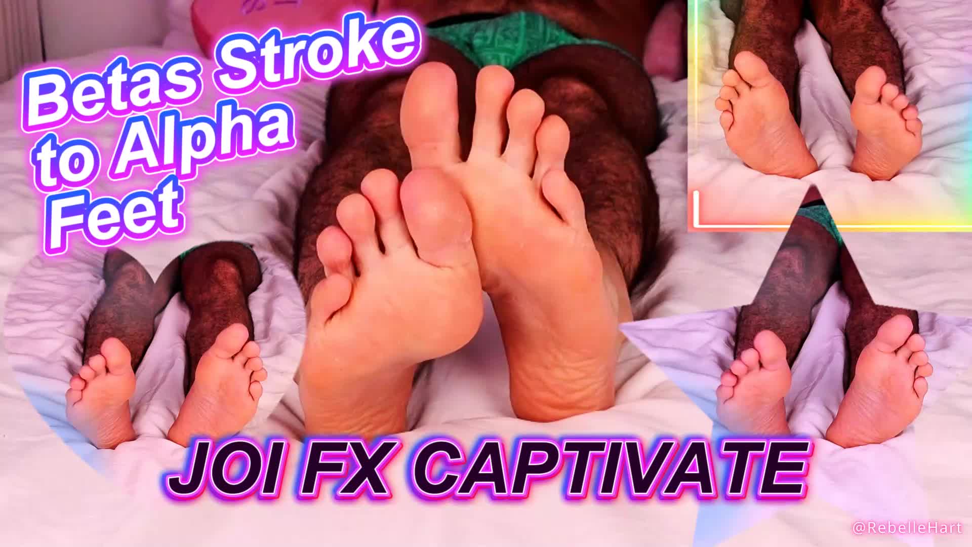 Betas Stroke To Alpha Feet- JOI Fx Captivate