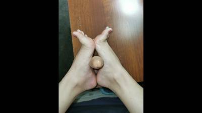 Basic Dildo Bathroom Blowjob