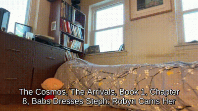 Mandy Cat Kitana Reading Naked The Cosmos Arrivals 08-02