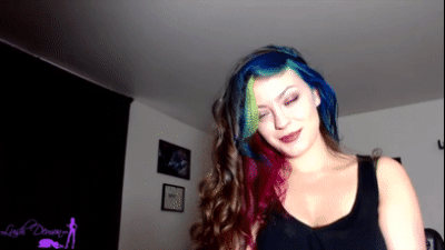 Worshipping My Shiny Curls Hair Fetish